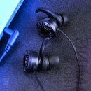 For PUBG Mobile Gaming Earphone Headphones with Mic Noise Isolating Black