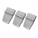 3Pcs Marine Boat Deck Hinge Flush Door Cabin Stamp Strap Hinge 304 Stainless