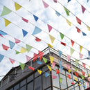 Multi Colour Banner Bunting Party Event Home Garden Decoration E7U2