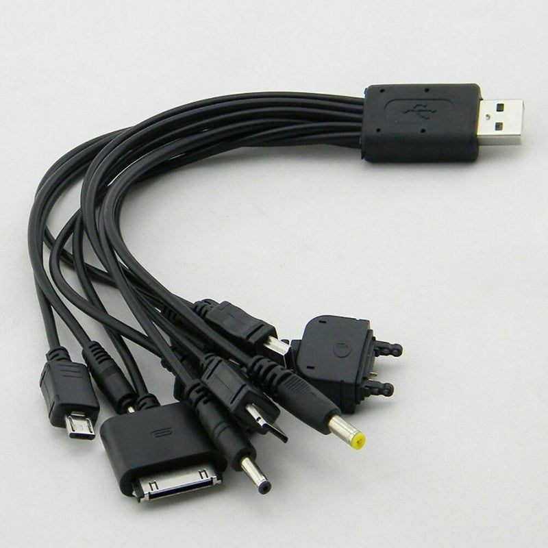 USB Cable 10in1 Universal Multi-Function Cell Phone B Charging SH Charger N6R1