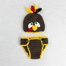 Cartoon Chick Baby Photo Shoot Winter Knit Costume Baby Photography Props