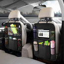 Backseat Car Organizer Car Seat Back Protectors with Clear 10 inch Tablet H