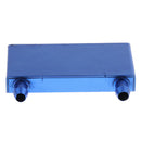 Aluminum Water Cooling Block 40x80mm Liquid Water Cooler CPU Radiator 2P