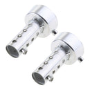 2pcs Universal Exhaust Silencer Exhaust Pipe Replacement Motorcycle Parts