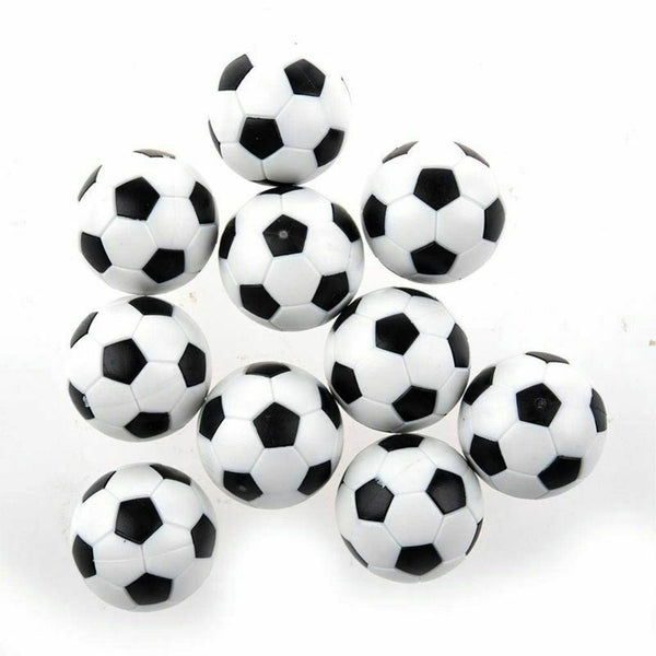 6PCS Small Football Style Table Ball Foosball Hard Plastic Table Ball Count O7I5