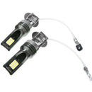 Pair H3 3030  LED Headlight Bulb  24W 1200lm 6500K For Car