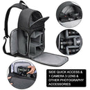 Caden Camera Bag Sling Backpack, Camera Case Waterproof With Modular Insert