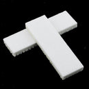 2 Pieces Dyeing Strips - Leather Edge Stained Fiber Strips Paint Roller Tool