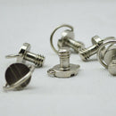 10x Steel 1/4'' D-Ring Screws for Camera Tripod Monopod Quick Release Plate