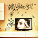 Flower Vine Bathroom Wall Stickers Home Decoration Bedroom Living Room Wall