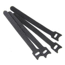 50pcs Black Cable Tie Nylon Straps Wire Cable Hook & Loop Fasteners Organiser