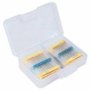 17 Values 1% Resistor Kit Assortment, 0 Ohm-1M Ohm (Pack of 525), Pin (0.02 G5V0