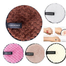 4-Piece Microfibre Cloth For Cleaning Face With Sponge