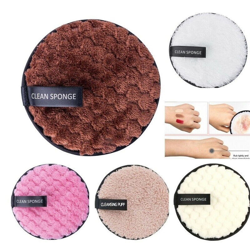 4-Piece Microfibre Cloth For Cleaning Face With Sponge