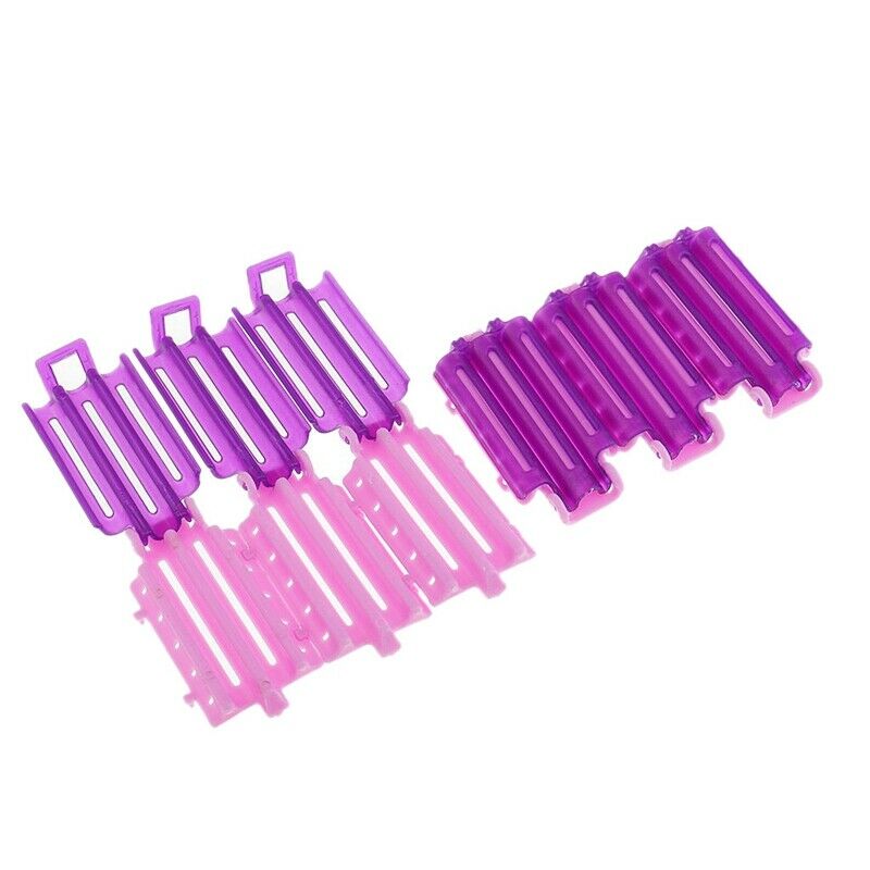 45Pcs Hair Curler Clips Clamps Roots Perm Rods Styling Wavy Rollers for Cor C2J2