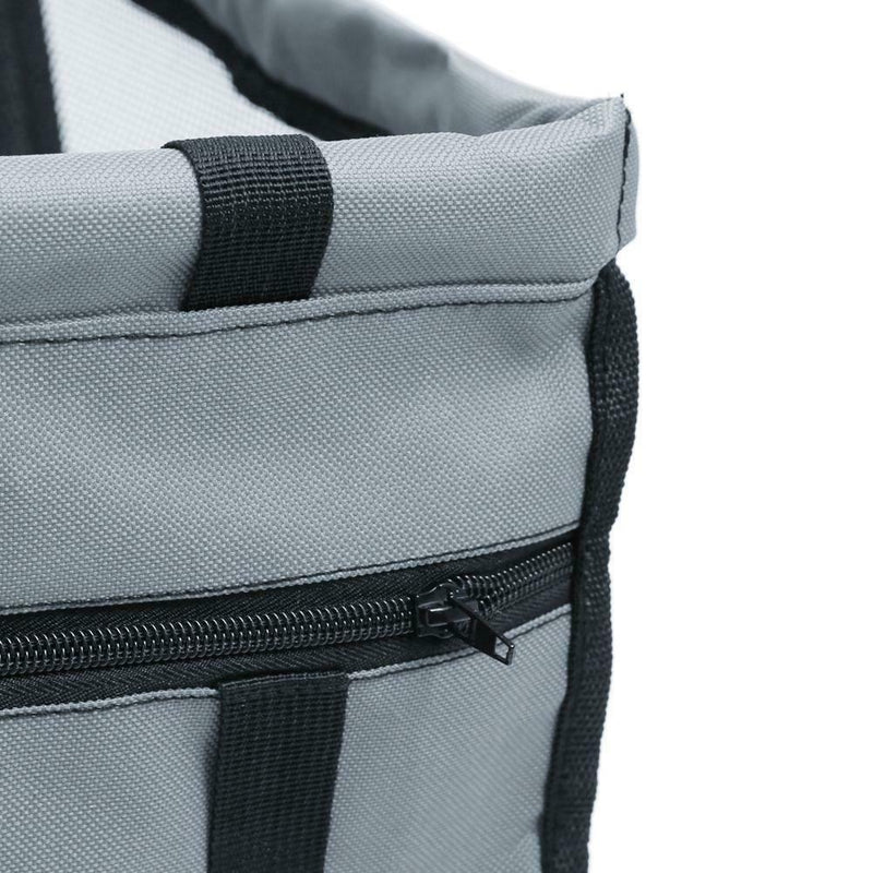 Pet Car Safety Seat Breathable Waterproof Cat Dog Travel Carrier Bag (Grey) A