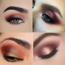 Ucanbe Hot Metallic 12 Colors Baked Eyeshadow Makeup Palette Natural Glitte