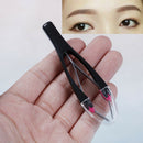 1Pc Matically retractable non-slip cosmetic eyebrow tweezers hair removal to G+