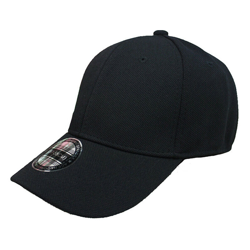 Black Baseball Cap Men Women Snapback Hats Caps Men Fitted Closed Full  Bj