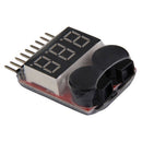 Lipo Bateria Tester 2S-8S Battery Lipo Li-ion LiMn Li-fe Alarm indicator Drone