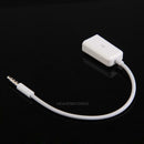 Sync 3.5mm Male AUX Auxiliary Audio Plug Jack to USB Cord Converter Cable hv2n