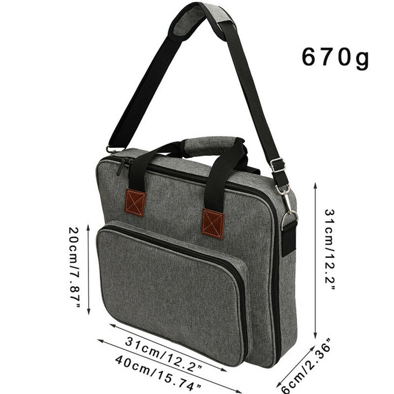 16" Embroidery Project Bag Sewing Kit Accessories Storage Case Hangbag Tools Bag