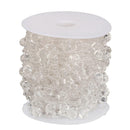 1 Roll of Crystal Beads Strands Chain Garland for Party Wedding Decor 30m