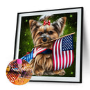 Full Round Drill Picture DIY Costume Dog Diamond Painting Poster (W573)