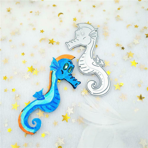 Metal Cutting Dies Stencils for DIY Scrapbooking Photo Album Hippocampus