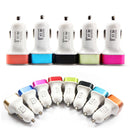 Dual USB Port 2.1A Compact Fast Car Charger Tablets Phones Rapid Quick Char B5Z4