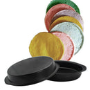 1X(2PCS Bake Kit 8 Inch Double Handle Pizza Tray Non Stick Deep Pizza Bakin