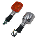 2Pieces 12V Amber Motorbike Turn Signals Light Lamp For  CRUISERS