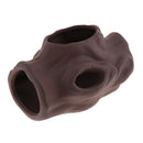 2 Pack Ceramic Aquarium Fish Tank Hiding Cave Fish Tank Ornaments