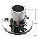 2Pcs 90 Degree Boat Handrail Round Base 1in 25Mm Marine 316 Stainless Steel