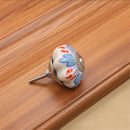 Durable Painting Pumpkin Drawer Cabinet Knob Cupboard Ceramic Handle Pull New