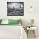 Painting By Numbers Kit DIY Plant Tower Hand Painted Canvas Oil Art Picture A