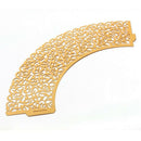 12X Filigree Vine Cake Cupcake Wrappers Wraps Cases Wedding Birthday Decora