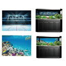 2 Pieces Decorative Aquarium Background Poster Fish Tank Backdrop Vivid