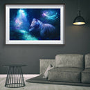 1000pcs DIY Paper Picture Puzzles Jigsaw Tiger Spirit Bird Intelligent Toys