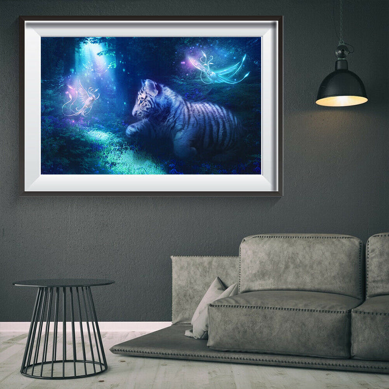 1000pcs DIY Paper Picture Puzzles Jigsaw Tiger Spirit Bird Intelligent Toys