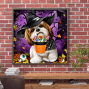 Halloween Diamond Painting 5D DIY Full Round Drill Picture Gift (Dog-W534)