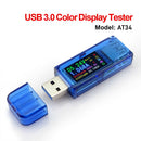 AT34 Power Bank LCD Multimeter Voltage Current Capacity Meter USB 3.0 Tester