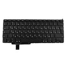 Keyboard Russian Ru Layout for MacBook Pro 17" A1297 2009 2010 2011 Black