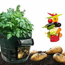 Potato Grow Bags 7 Gallon Garden Vegetables Planter Bags with Handles and A