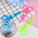 Quality Safety scissors Paper cutting Plastic scissors Children's handmade toMO