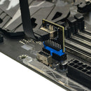 Front Panel Socket USB 3.0 19 Pin to TYPE-E 20Pin Header Extension Adap Hn