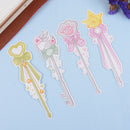 30 pcs/pack Girl's Magic Wand Bookmark Paper Cartoon Bookmark 3c