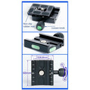 Metal Clamp 60mm Quick Release Plate For Arca-Swiss Tripod Monopod Adapter