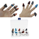 15pcs Guitar Thumb Finger Picks ,Stainless Steel Guitar Picks Thumb Picks