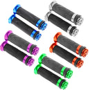 Pair Motorcycle ATV Dirt Bike Handle Bar Hand End Grips Green 135x42x42mm